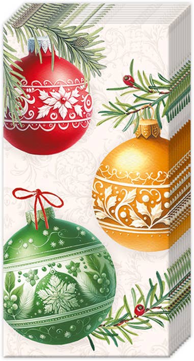 Christmas Ornament Pocket Tissues