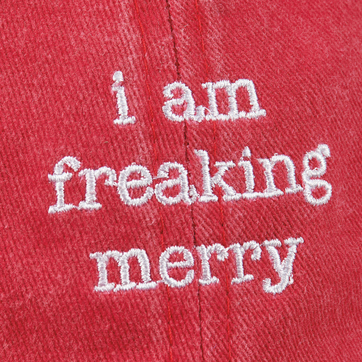 I Am Freaking Merry Cap Hat - Funny Christmas Theme