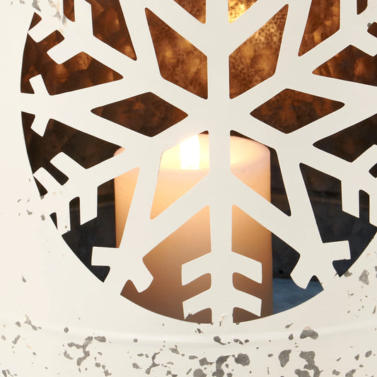 Metal Snowflake Lantern - 3 Sizes