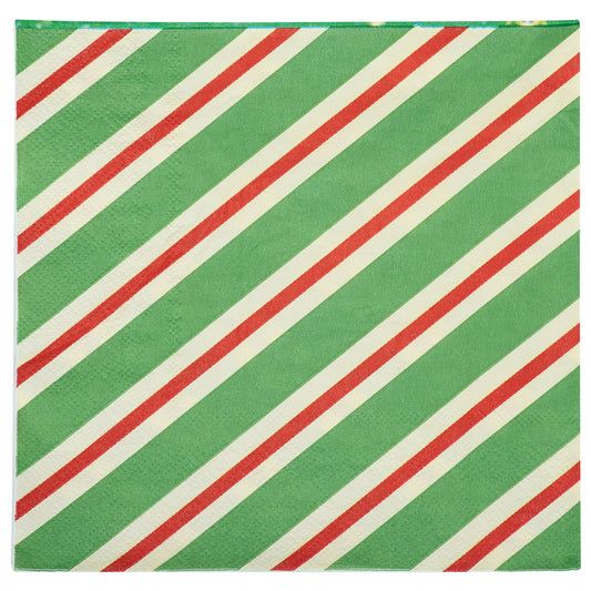 Retro Santa Luncheon Napkin