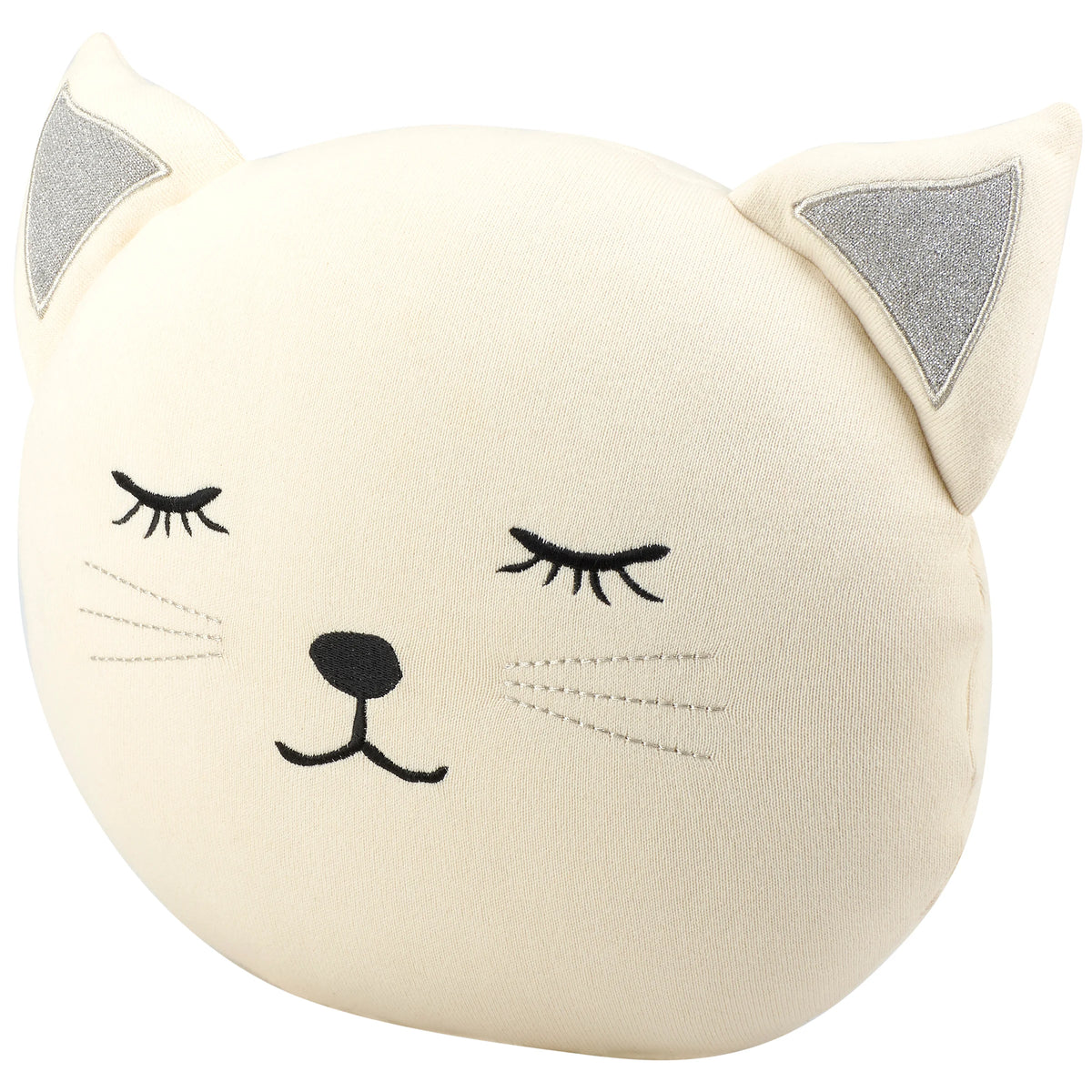 Sleepy Cat Shaped Decorative Throw Pillow