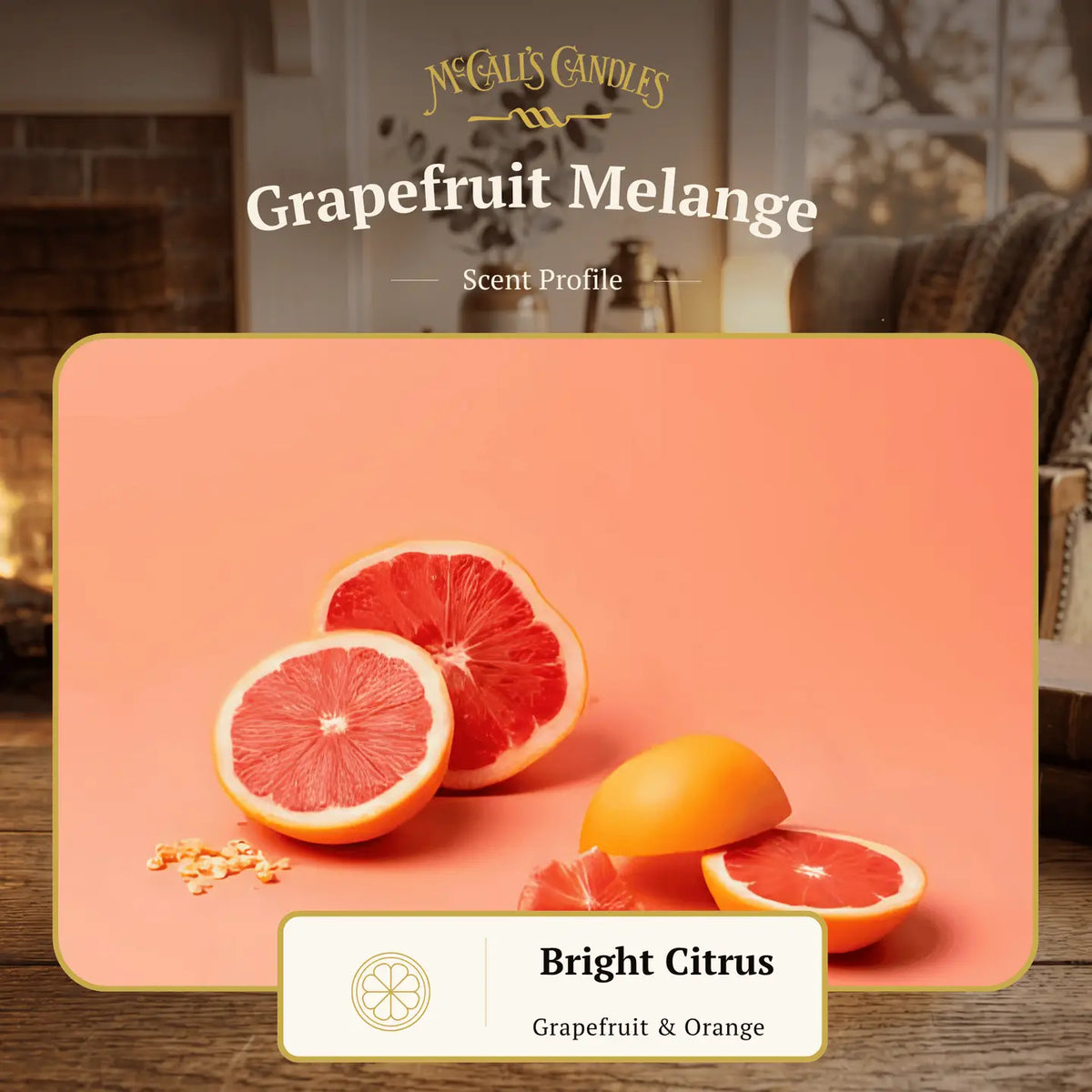 Grapefruit Melange - McCall's Candles