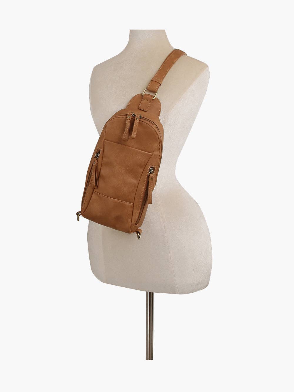 Multi Pocket Crossbody Sling Bag
