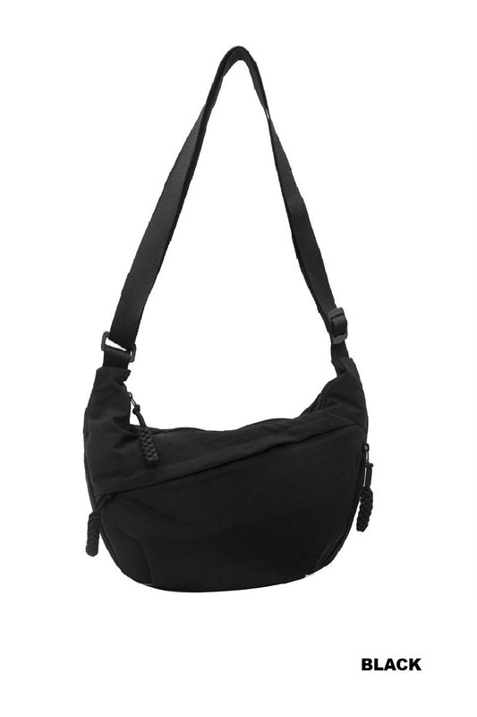 Large Crescent Crossbody Bag - Color Options