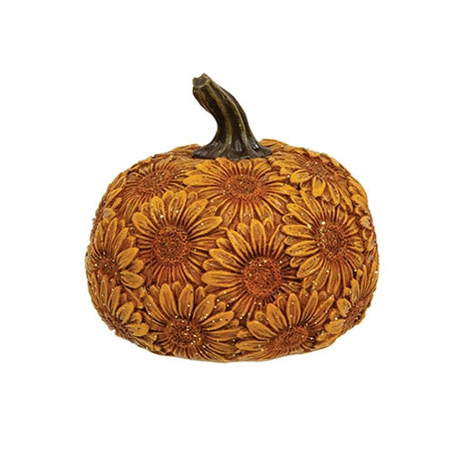 Harvest Sunflower Resin Pumpkin - Three Color Options