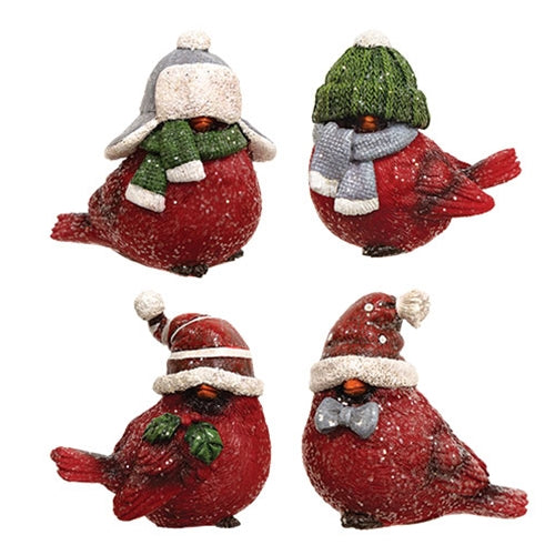 Resin Winter Hat Cardinal - 4 Designs