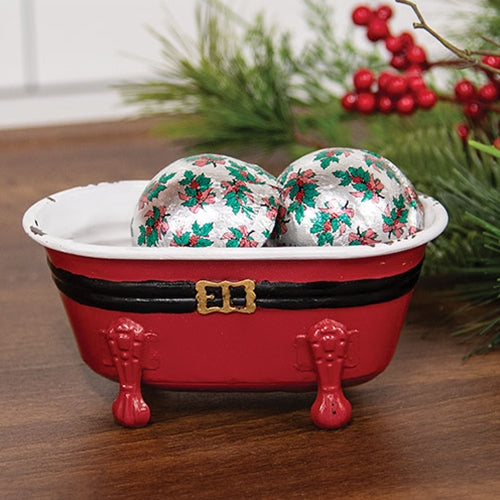 Iron Santa Bathtub Soap Dish