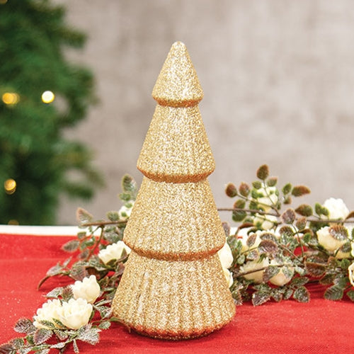 Golden Glam Glitter Tree