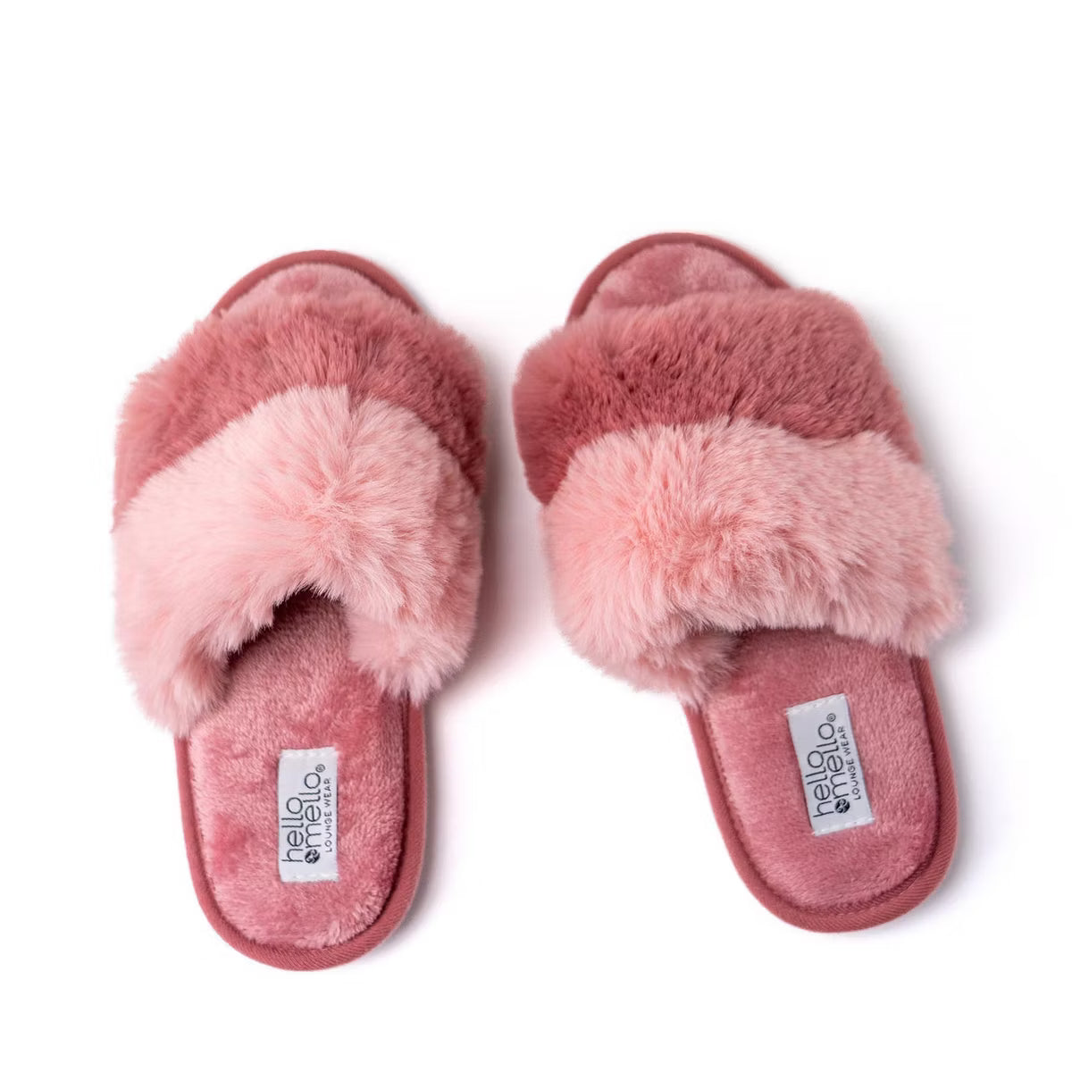Hello Mello Cotton Candy Puff Slippers - Size and Color Options
