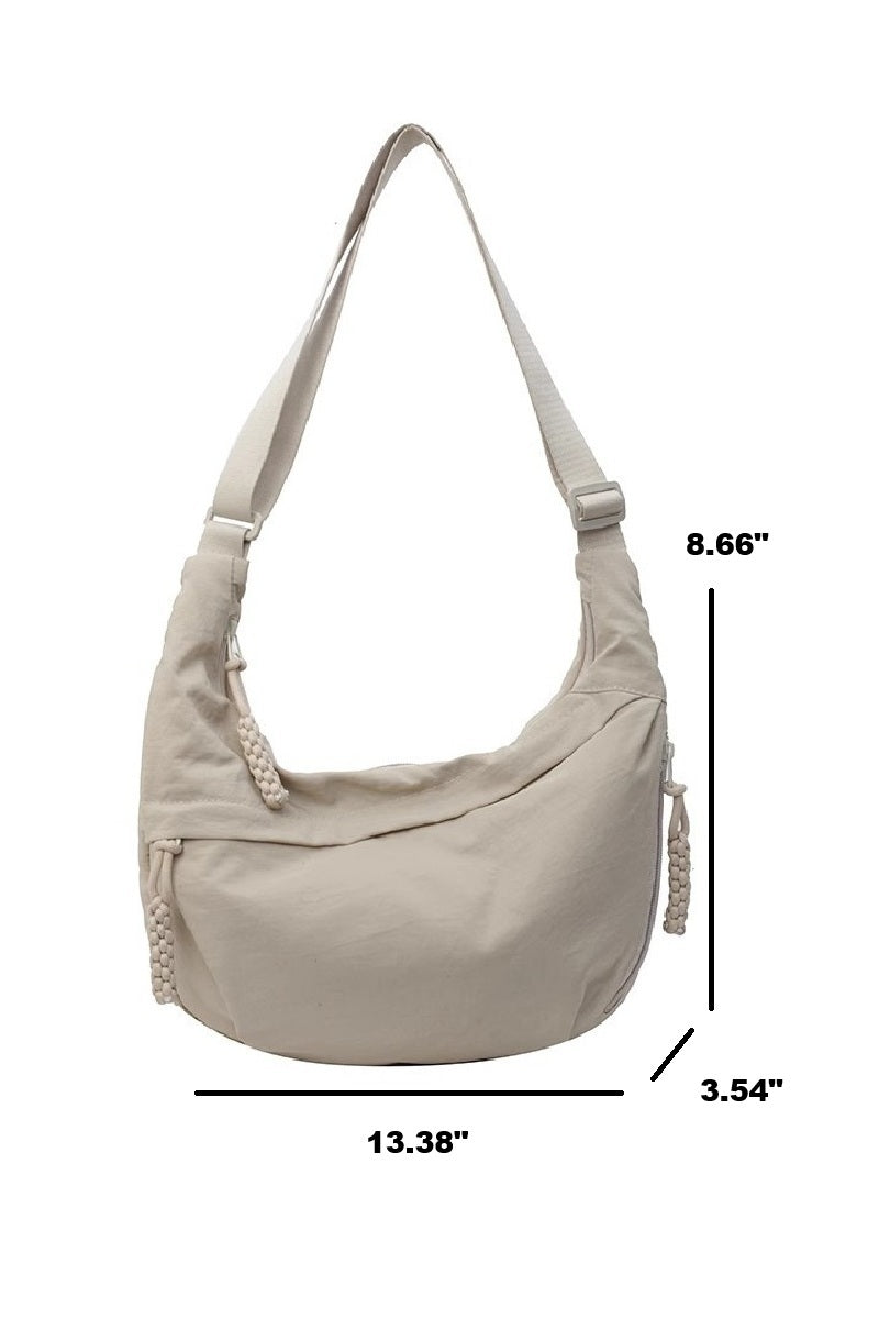 Large Crescent Crossbody Bag - Color Options