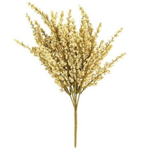 Heather and Astilbe Faux Floral Bush