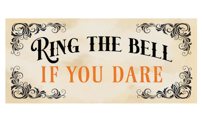 Ring The Bell If You Dare - Sassafras Switch Mat Doormat Insert