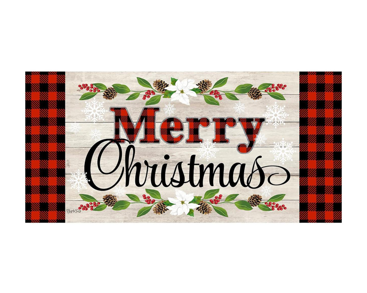 Merry Sentiments Sassafras Switch Mat Doormat Insert