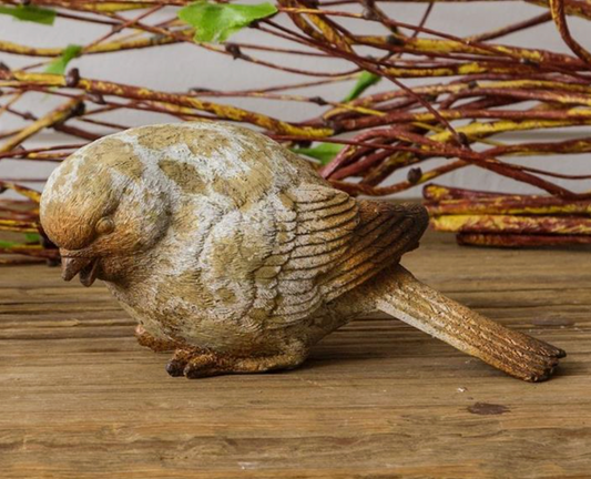 Bird Statuary - Natural Weathered Finish