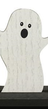 The Boo Crew Wooden Ghosts Tabletop Decor - 3 Sizes