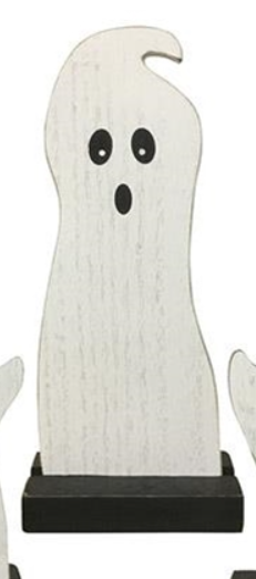 The Boo Crew Wooden Ghosts Tabletop Decor - 3 Sizes