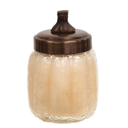 Pumpkin Shaped Jar Candle