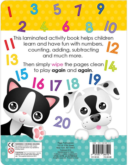 Write & Wipe Fun With Numbers Activity Book