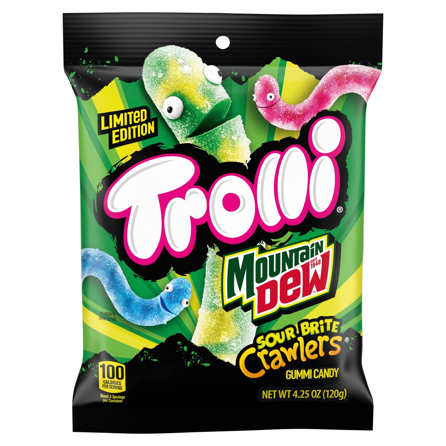 Trolli Sour Mountain Dew Gummy Crawlers