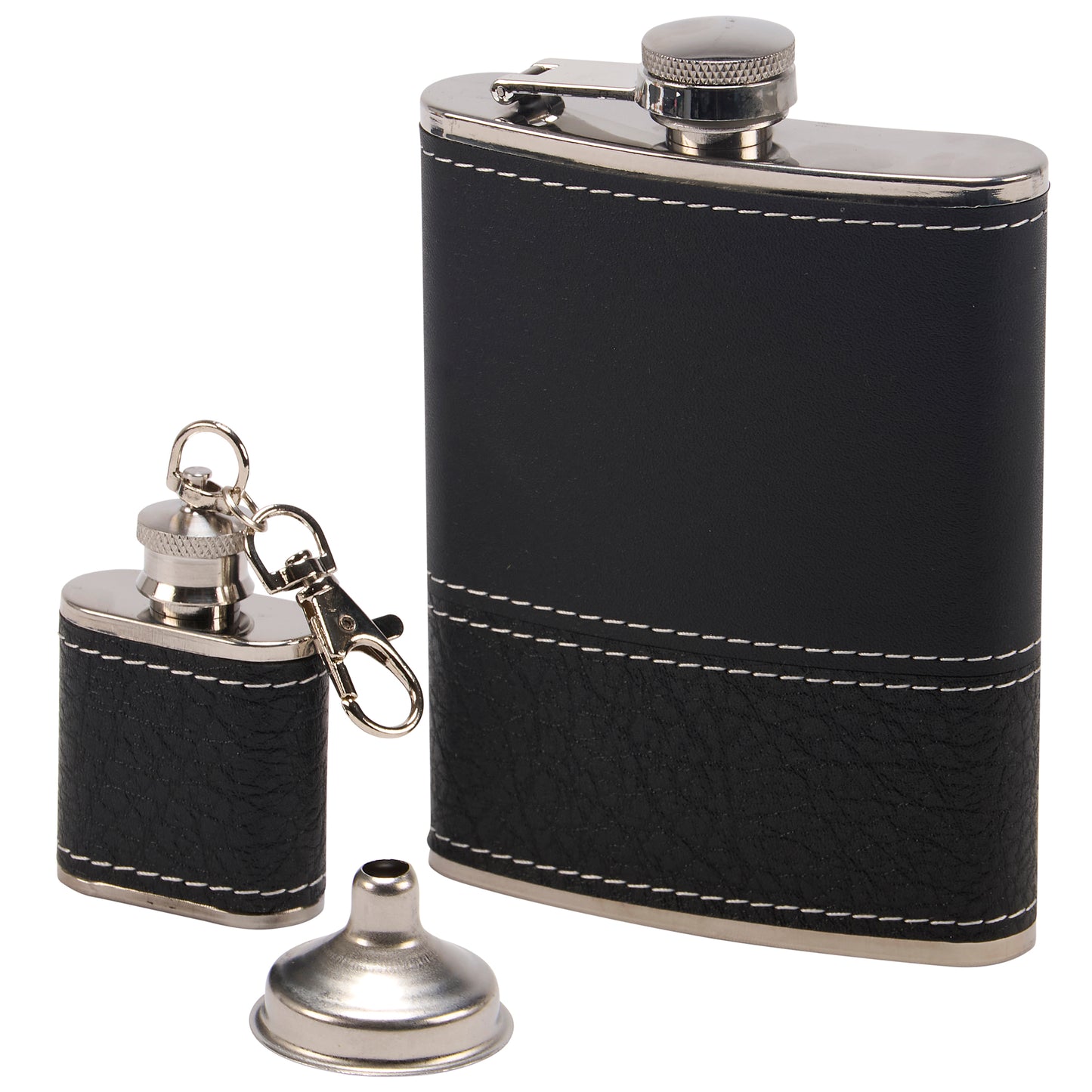 Flask Set - flask, mini flask and funnel