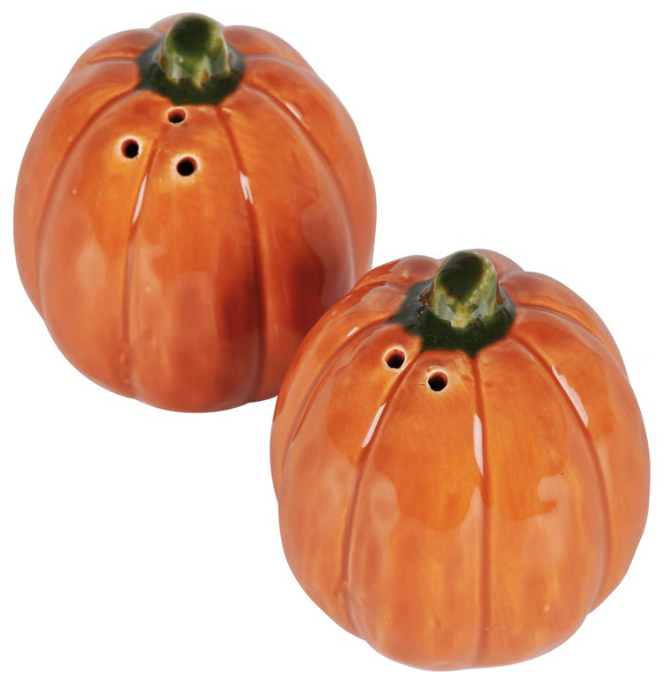 Orange Pumpkin Salt & Pepper Set