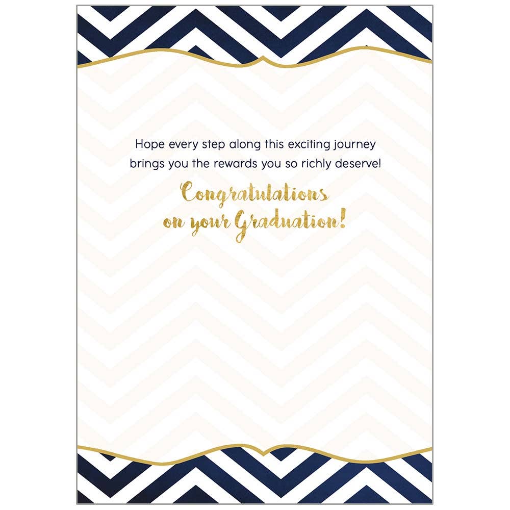 The Adventure Begins - Graduation Greeting Card