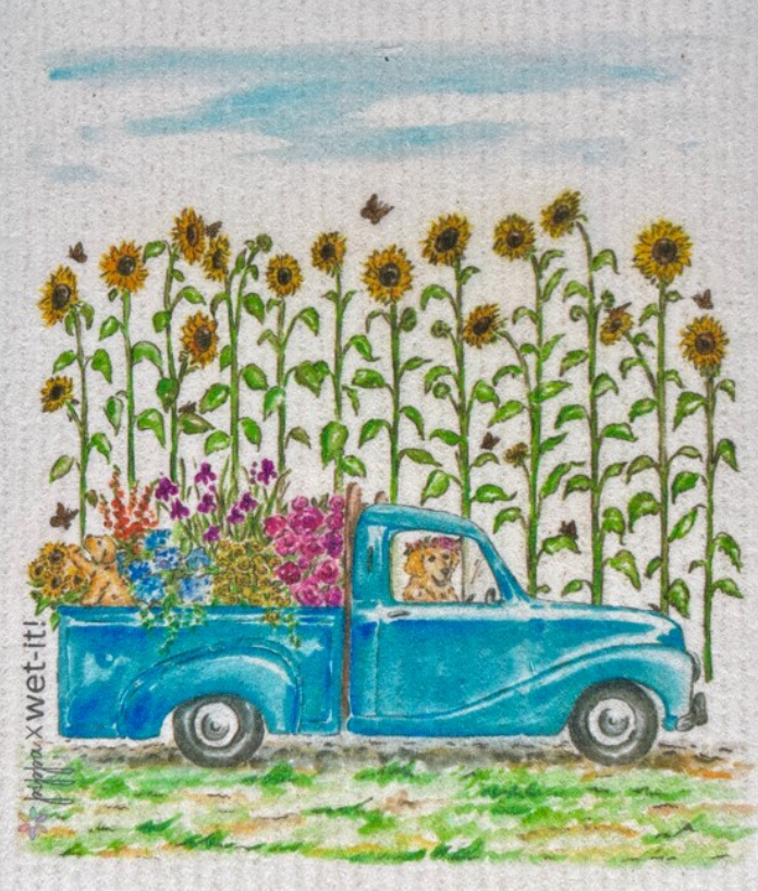 Swedish Dishcloths - Flower Farm Truck