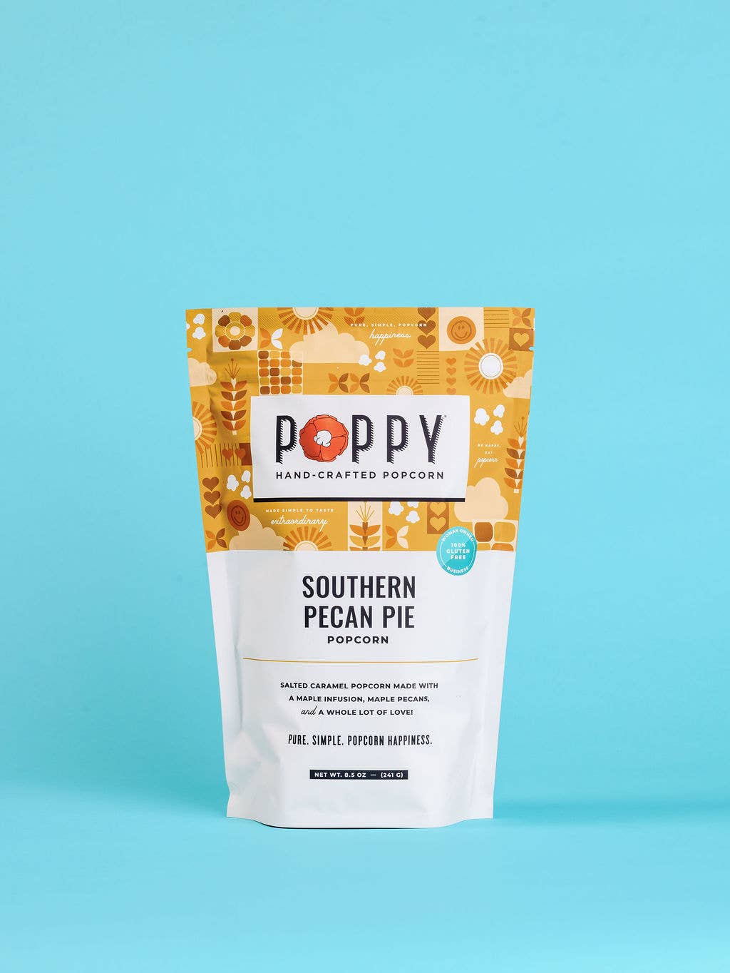 Southern Pecan Pie Poppy Popcorn- Fall Seasonal Snacks