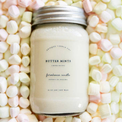 Butter Mints - Antique Candle Co Jar Candle
