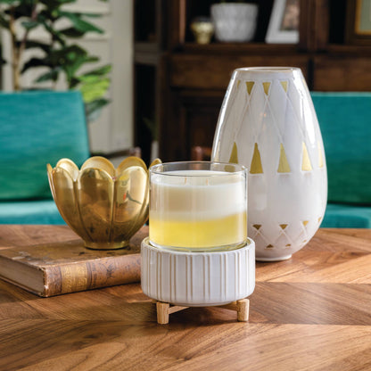 Ceramic & Wood 2-in-1 Classic Wax Warmer