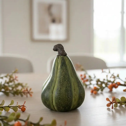 Green Gourd Tabletop Decor - Ceramic