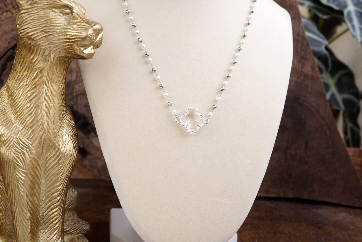 Lucky Light Clover Pendant Necklace
