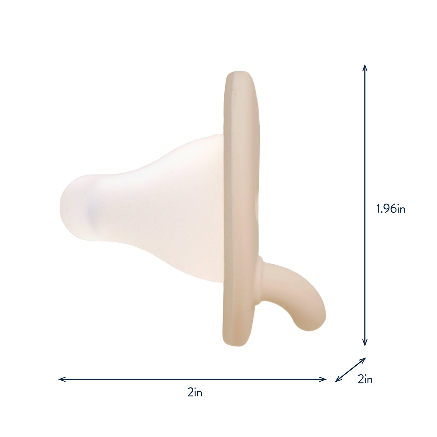 Itzy Ritzy Latch & Soothe Breastlike Pacifier - Taupe
