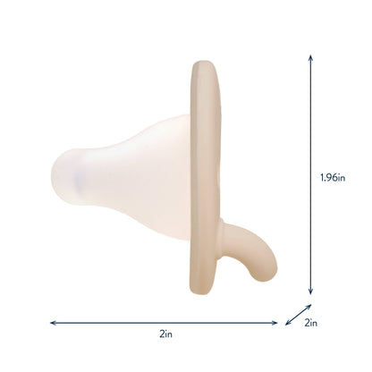 Itzy Ritzy Latch & Soothe Breastlike Pacifier - Taupe