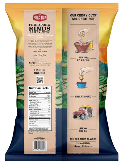 Crispy Cuts Cinnamon Churro Pork Rinds (1oz)