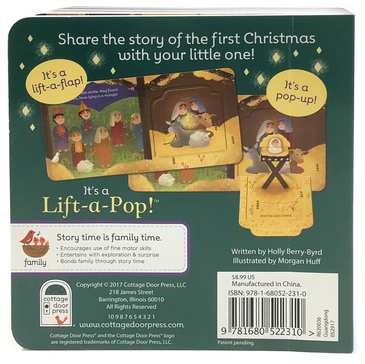 First Christmas Lift-a-Flap Baby Jesus Board Book - Children