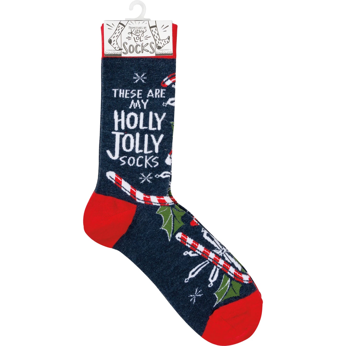 These Are My Holly Jolly Socks - Christmas
