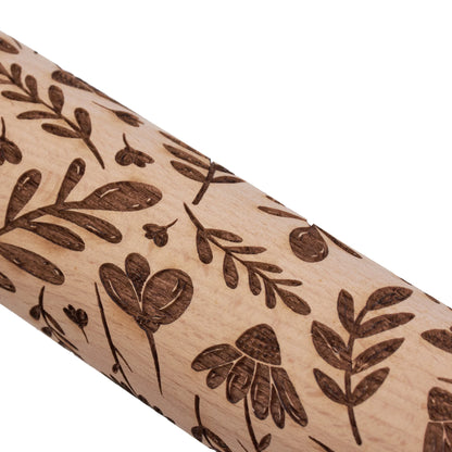 Floral Embossing Rolling Pin