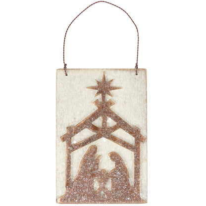 O' Holy Night Nativity Christmas Ornament