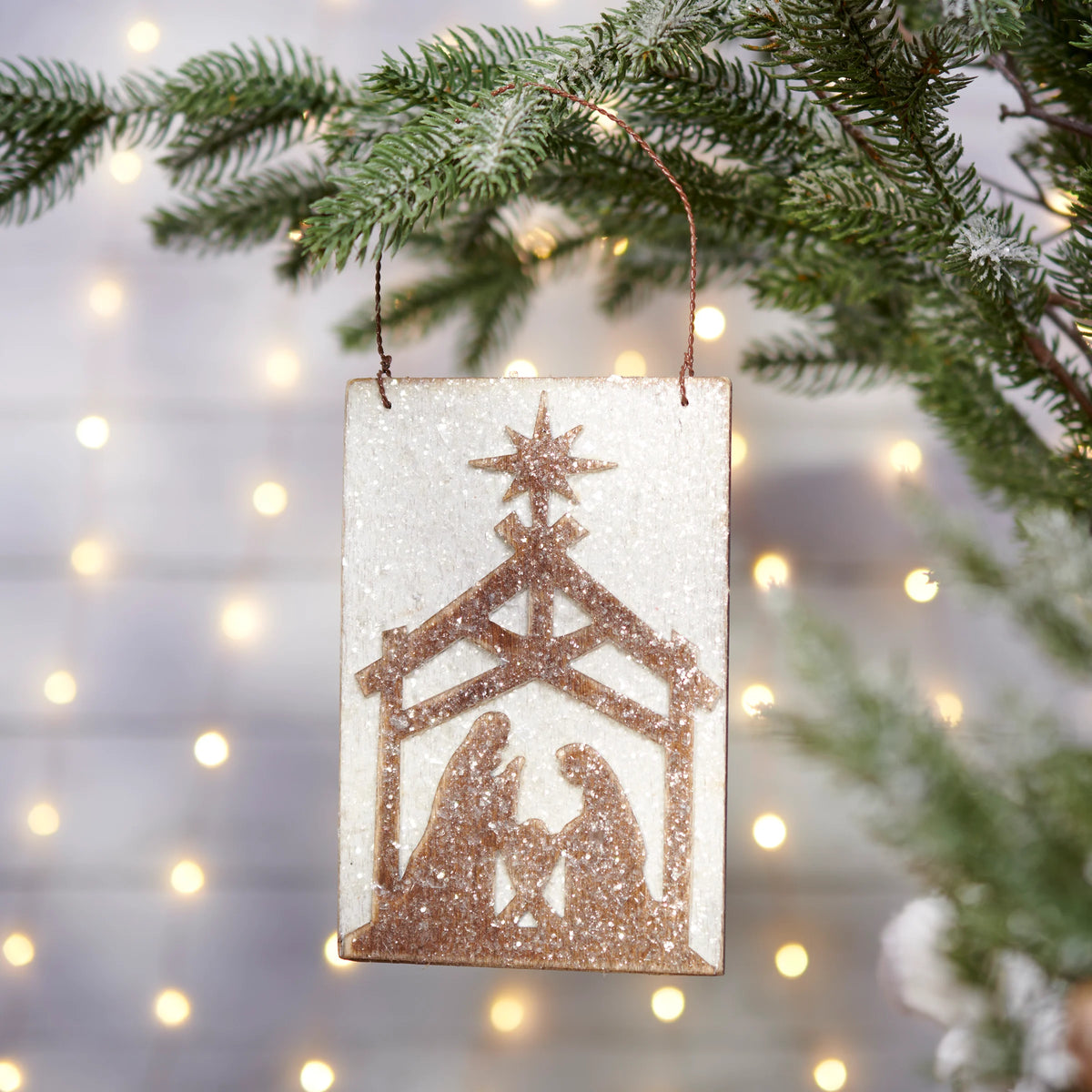 O' Holy Night Nativity Christmas Ornament