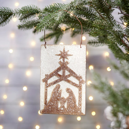 O' Holy Night Nativity Christmas Ornament
