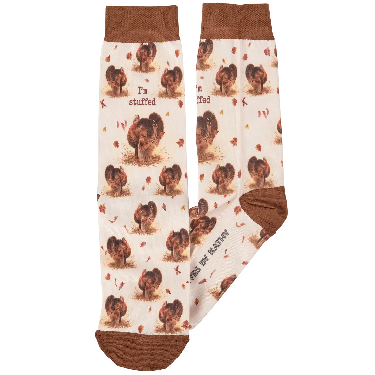 I'm Stuffed Socks - Thanksgiving Turkey