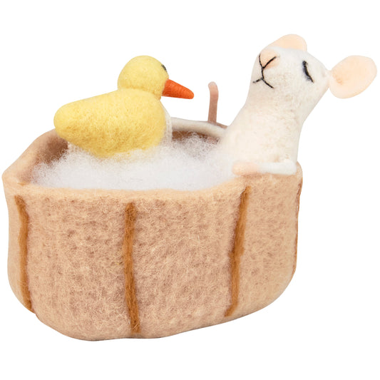 Bathtub Felt Mouse Critter