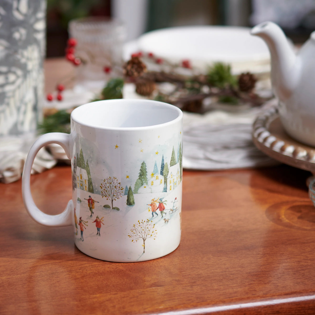 Winter Wonderland Stoneware Mug - 18 oz