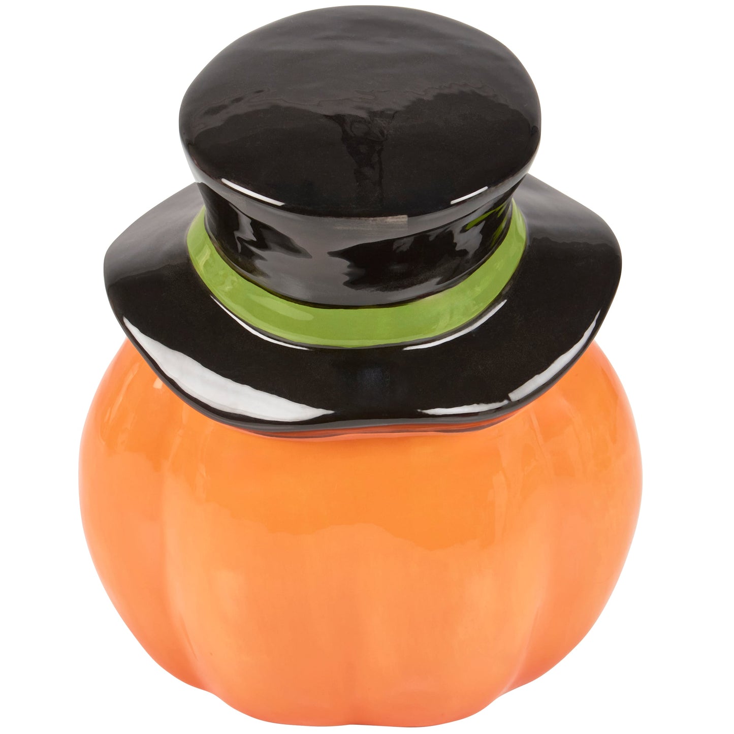 Jack O'Lantern Ceramic Candle Holder