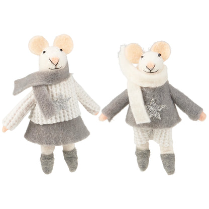 Happy New Year Mice Critter - Felt Mouse - 2 Options