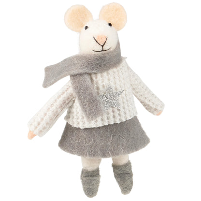 Happy New Year Mice Critter - Felt Mouse - 2 Options