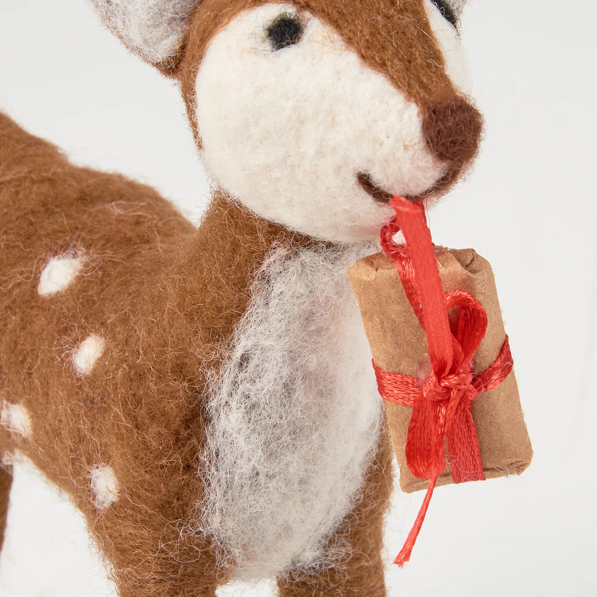 Christmas Fawn Felt Critter Deer