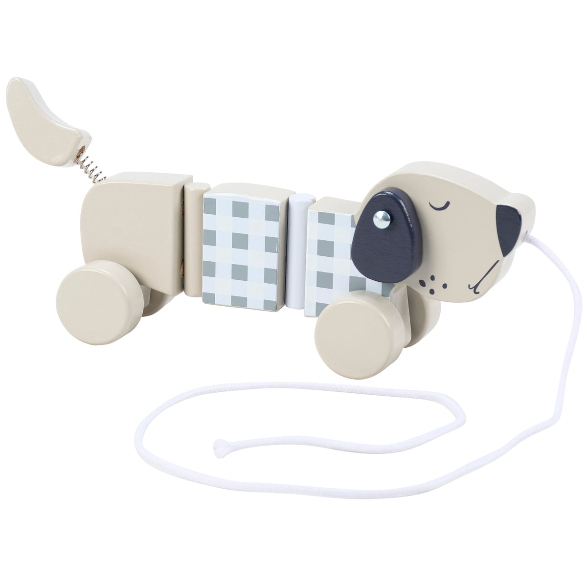 Hound Dog Wooden Pull Toy