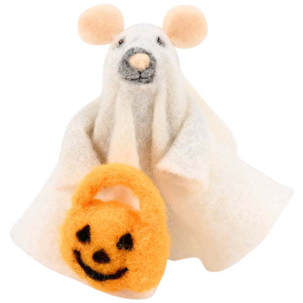 Ghost Felt Mouse Critter